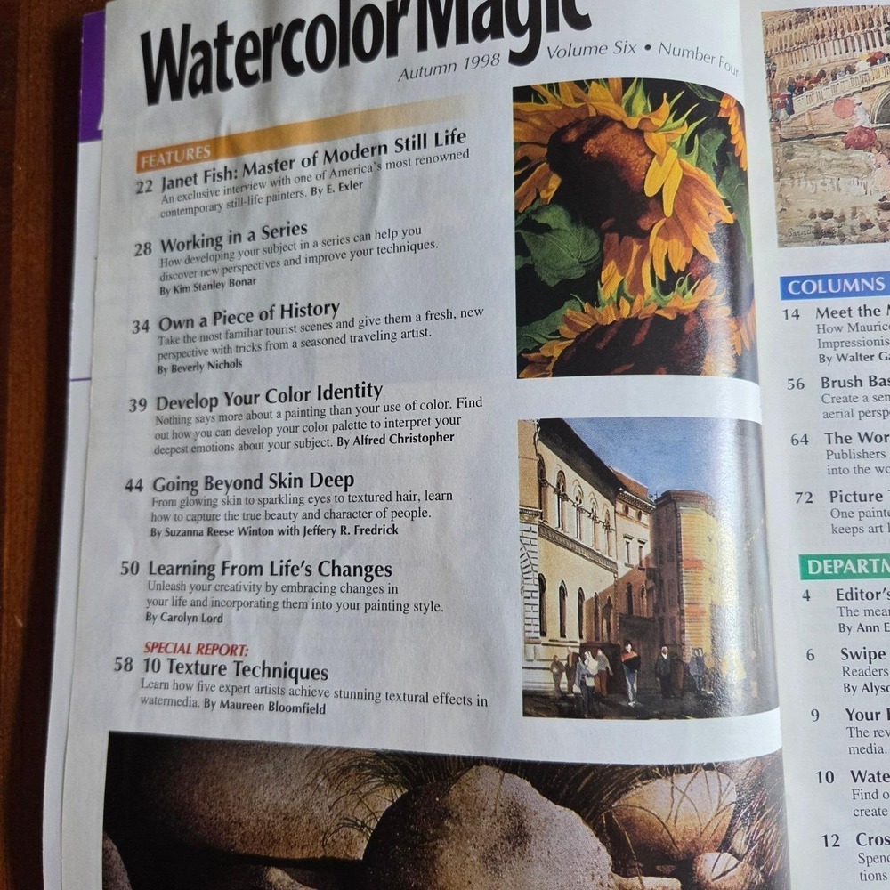 6 Watercolor Magic Magazines 1998-2004 Art Instruction Painting Techniques Lot - Picture 2 of 13